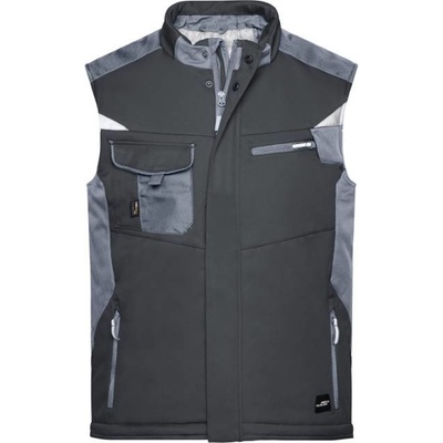 Daiber JN 825 zimní softshellová vesta black/carbon