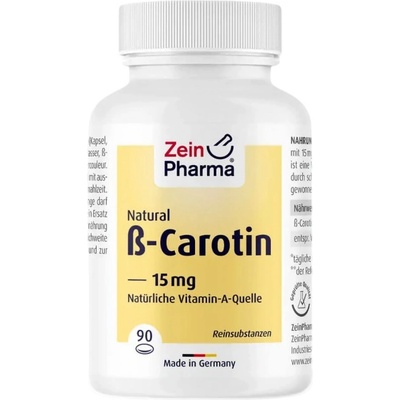 Zein Pharma Natural Beta-Carotene 15 mg [90 капсули]