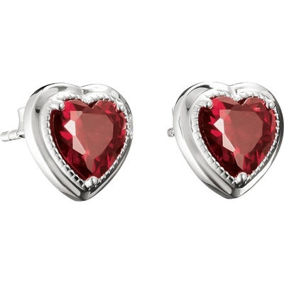Thomas Sabo H2344-051-10 Stud earrings Heart garnet red Elyndra Silver