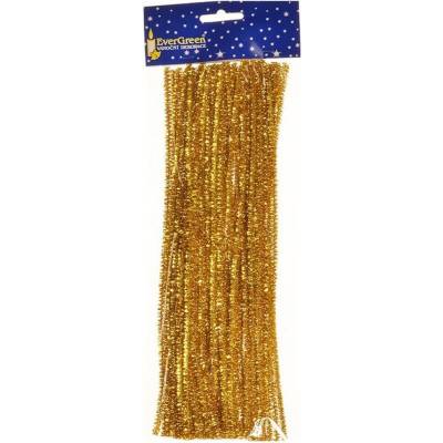 EverGreen Ženilka dekoratívna zlatá 60 ks 30 cm