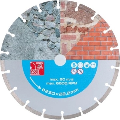 Levior Kotúč diamantový delený 230 x 22.2 x 3 mm 21123