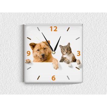 Image 1 of Стъклен стенен часовник 072