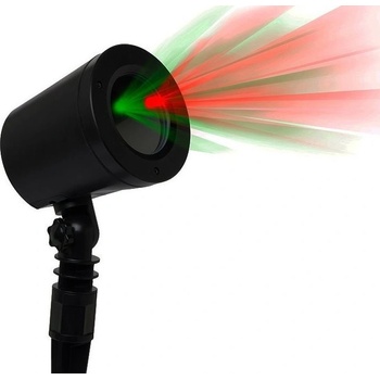 IMMAX venkovní laserový reflektor/ barva zelená-červená/ 6v1 (vánoční motivy)/ IP65, IP44 adaptér (5V/1,5A)/ class 2 - 08432L