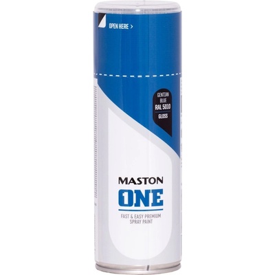 MASTON One - akrylová - RAL 5010S - Modrá encián satén - 400 ml