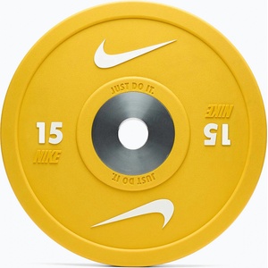 Nike strength Бъмпер тежести Nike Strength Pro Urethane Bumper Plates 15 kg yellow/white