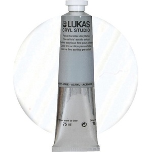 LUKAS Cryl Studio АКРИЛНА боя Flourescent Reflex White 75 ml 1 бр (46010010)