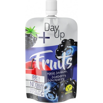 Day up Dezert ovocný jablko banán borůvka ostružina 100 g