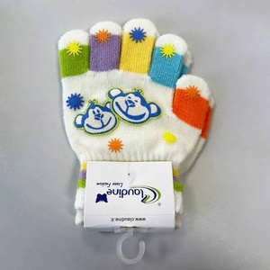 Clodine italy Детски ръкавички Маймунка, бели, 3-5 год
