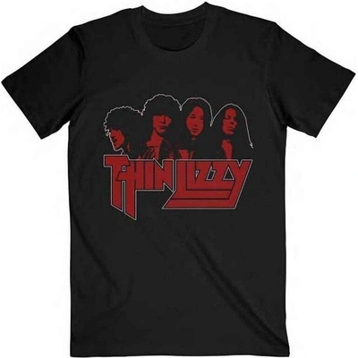 Thin Lizzy Band Photo Logo Black L Риза (TLTS08MB03)