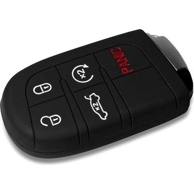 Kľúčenka Escape6 ochranné silikónové puzdro na kľúč pre DodgeJeep čierna