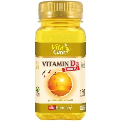 VitaHarmony Vitamin D3 2.000 m.j. 50 µg 130 tvrdých kapsúl