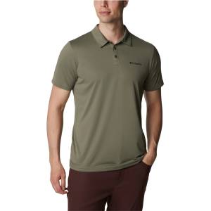 Columbia Мъжка поло тениска Columbia Columbia Hike Polo shirt - Stone Green (216-6034-0511)