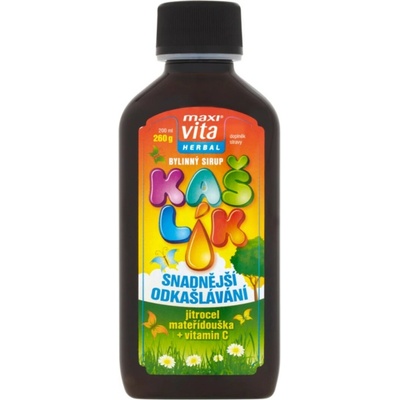 Maxi Vita Herbal Bylinný elixír Kašlík dětský 200 ml
