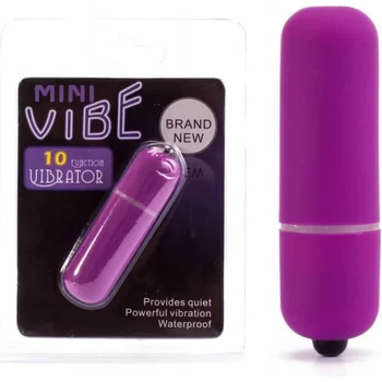 Вибро куршум с 10 стимулиращи режима, 6, 2см. - Lady Finger Purple (DEBRA00077)