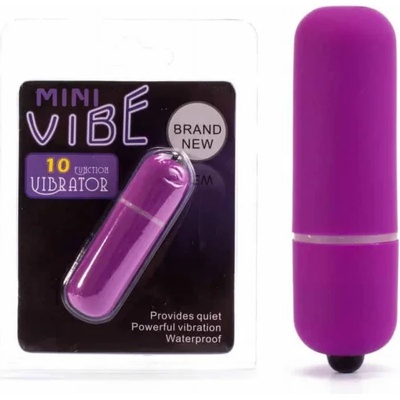 Вибро куршум с 10 стимулиращи режима, 6, 2см. - Lady Finger Purple (DEBRA00077)