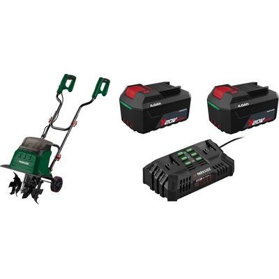 Parkside Pabh B2 + Akumulátor 20 V/4 Ah PAP 204 A1, 2 kusy + dvojitá nabíjačka 20 V/4,5 A Pdslg 20 B1 800014157