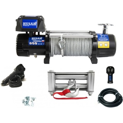 HUSARWINCH Naviják Husar Winch BST 10000, 12V, Ocelové lano