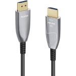 Hama Hama Оптичен hdmi кабел ултра високоскоростен сертифициран 8k алуминий 10м (hama-202035)
