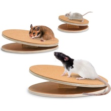 Karlie-Flamingo dřevěný cvičící disk s korkem pro hlodavce 25 cm