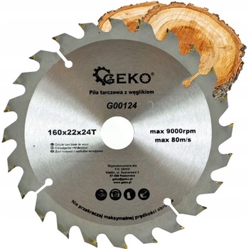 GEKO Kotouč pilový vidiový, 160x22x24T