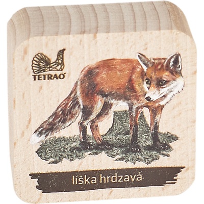 TETRAO Drevené strúhadlo - líška hrdzavá