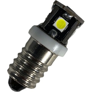 Лед крушки тип e10 с 5 диода 3030 (e10w)