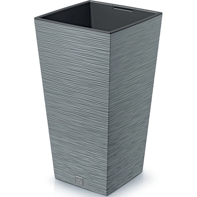 PROSPERPLAST Kvetináč FURU SQUARE 20cm betónový