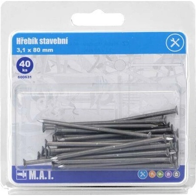 M.A.T. GROUP hřebík stavební 80x3,1mm (40ks) MAT600631