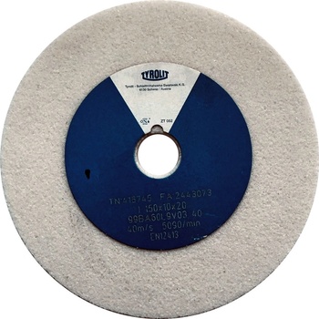 Tyrolit Brusný kotouč plochý 150 x 10 x 20 mm 99BA60L9V40 T416745