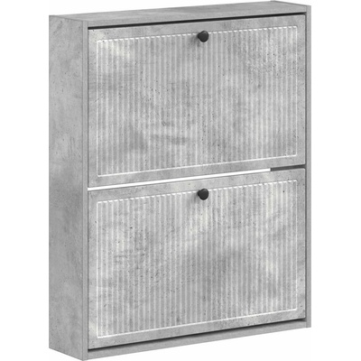 vidaXL Стенно шкафче за обувки EDE 71 x 17 x 86 см Инженерна дървесина (895978)