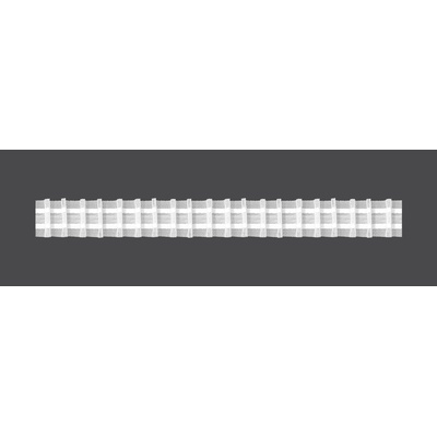 MAGAM Záclonová řasící páska, stuha F5/Z-200, tužkové sklady, řasení 1:2, transparentní, šířka 2,5cm (v metráži) – Hledejceny.cz