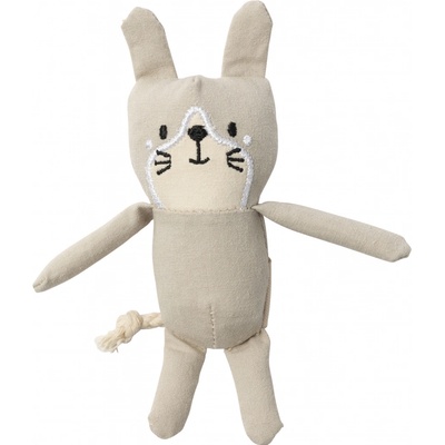 FuzzYard Life Cat plyšová kočka krémová s šantou kočičí 12 x 4,1 cm – Hledejceny.cz
