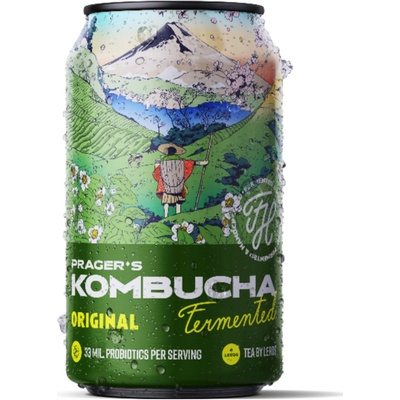 Prager's Kombucha Original 12 x 330 ml – Zboží Mobilmania