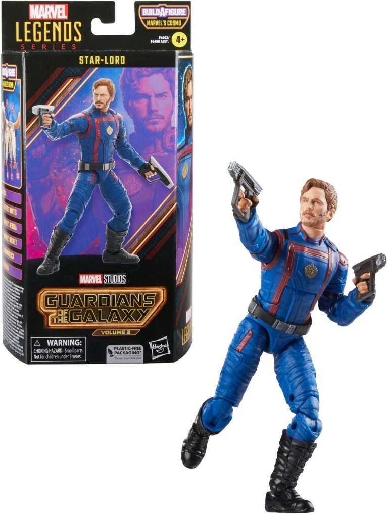 Marvel Legends Star-Lord Actionfigur – 15 Cm, Voll Beweglich, Mit Blastern (Guardians Of The Galaxy Vol. 3)