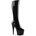 Pleaser USA Pleaser Adore-2000 Blk Str Pat/Blk 38