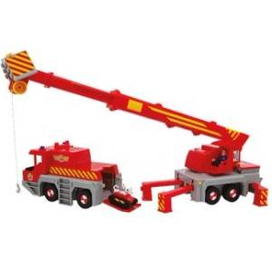 Simba Toys Пожарникарят Сам: пожарникарски автомобил и спасителен кран на Юпитер