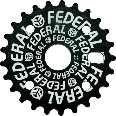 Federal Bikes Prevodník BMX FEDERAL LOGO SOLID - Čierna, 28T