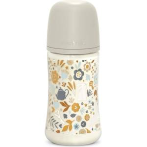 Suavinex Wonderland SX Pro Physiological Anti-Colic бебешко шише M Medium Flow 3 m+ Liberty Cream