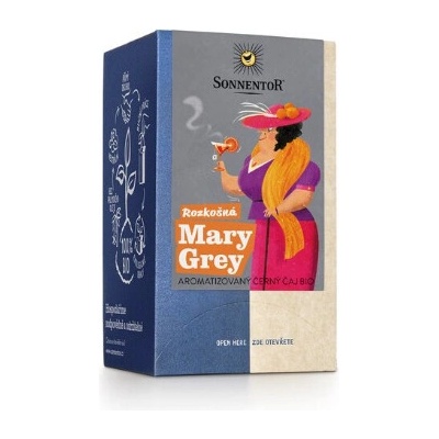 Sonnentor Čaj Rozkošná Mary Grey porcovaný dvoukomorový 27 g