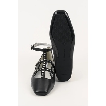 Karl Lagerfeld Кожени балеринки Karl Lagerfeld KONNIE в черно KL40189 (KL40189.000)