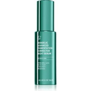 ALLIES OF SKIN Mandelic & Peptides Advanced Pigmentation Corrector Night Serum нощен серум за равномерен тен на кожата 30ml