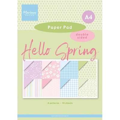 Marianne Design Sada oboustranných papírů A4 Hello spring