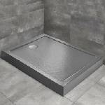 Radaway Doros F Compact Stone правоъгълно душ корито 120x70 см антрацит акрил (SDRFP1270-05-64S)