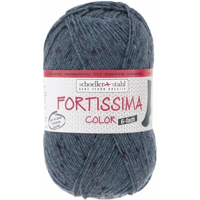 Schoeller Stahl Fortissima tweed 6-fach 0158