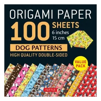 Tuttle Publishing Origami Paper 100 sheets Dog Patterns 6" (15 cm) | Tuttle Publishing