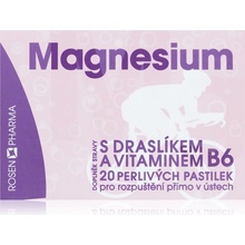 Rosen Magnesium perlivé pastilky 300 mg 20 ks