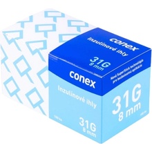 CONEX Inzulínové ihly 31G 8 mm 100 ks