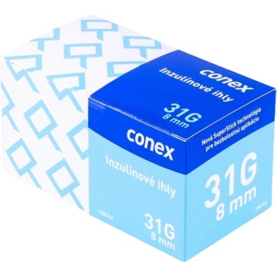 CONEX Inzulínové ihly 31G 8 mm 100 ks