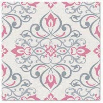 PAW Airlaid AAN003600 Diamonds Composition Light Pink servítka 40x40cm