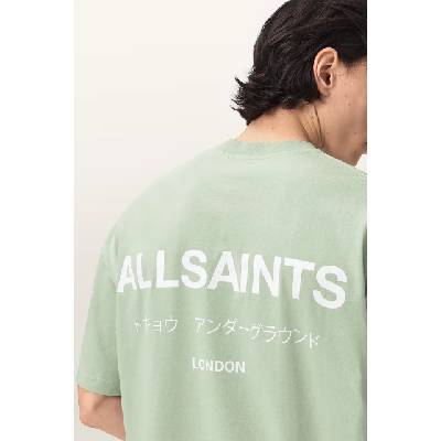AllSaints уголемена тениска мъжка от памук MINA (M071PB)